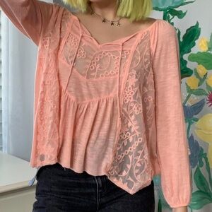 Anerican Eagle Flowy Boho Top